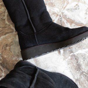UGG Boots with Wedge Heel Black Size 7.5